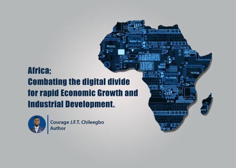 Africa; Combating the digital divide for rapid economic growth and industrial development.